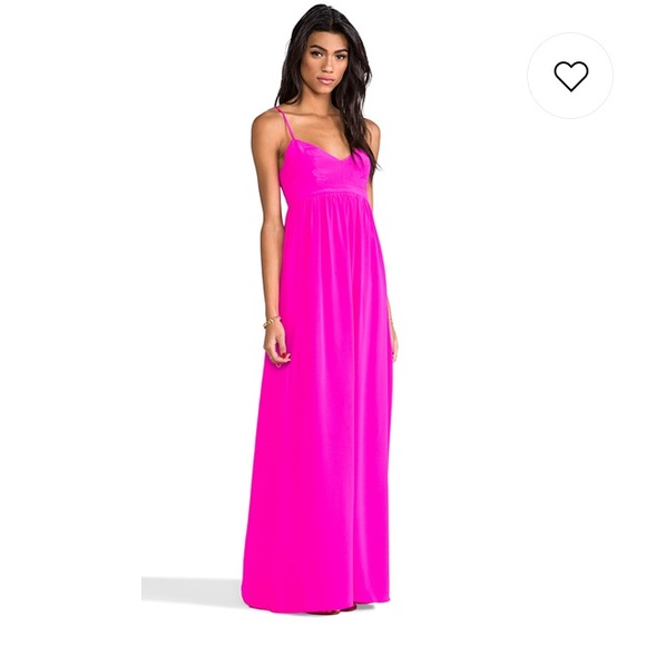 NWOT Amanda Uprichard Ballet Silk Gown - Picture 3 of 6